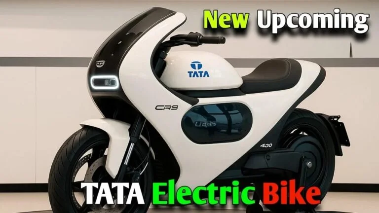Tata 2025 Electric Bike – 350KM Range, Dual ABS, Reverse Gear, Bluetooth Dashboard, Quick Acceleration, LED Lights & Alloy Wheels at ₹54,000! Tata 2025 Electric Bike